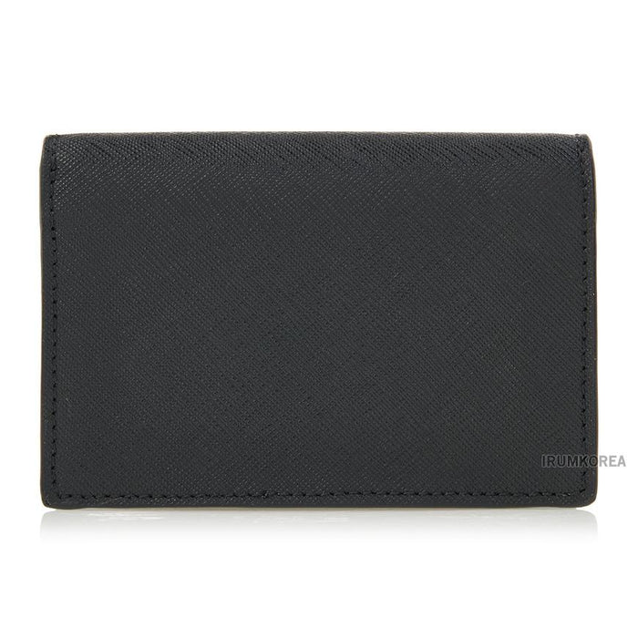 Vivienne Westwood Black Leather Business Card Holder Wallet