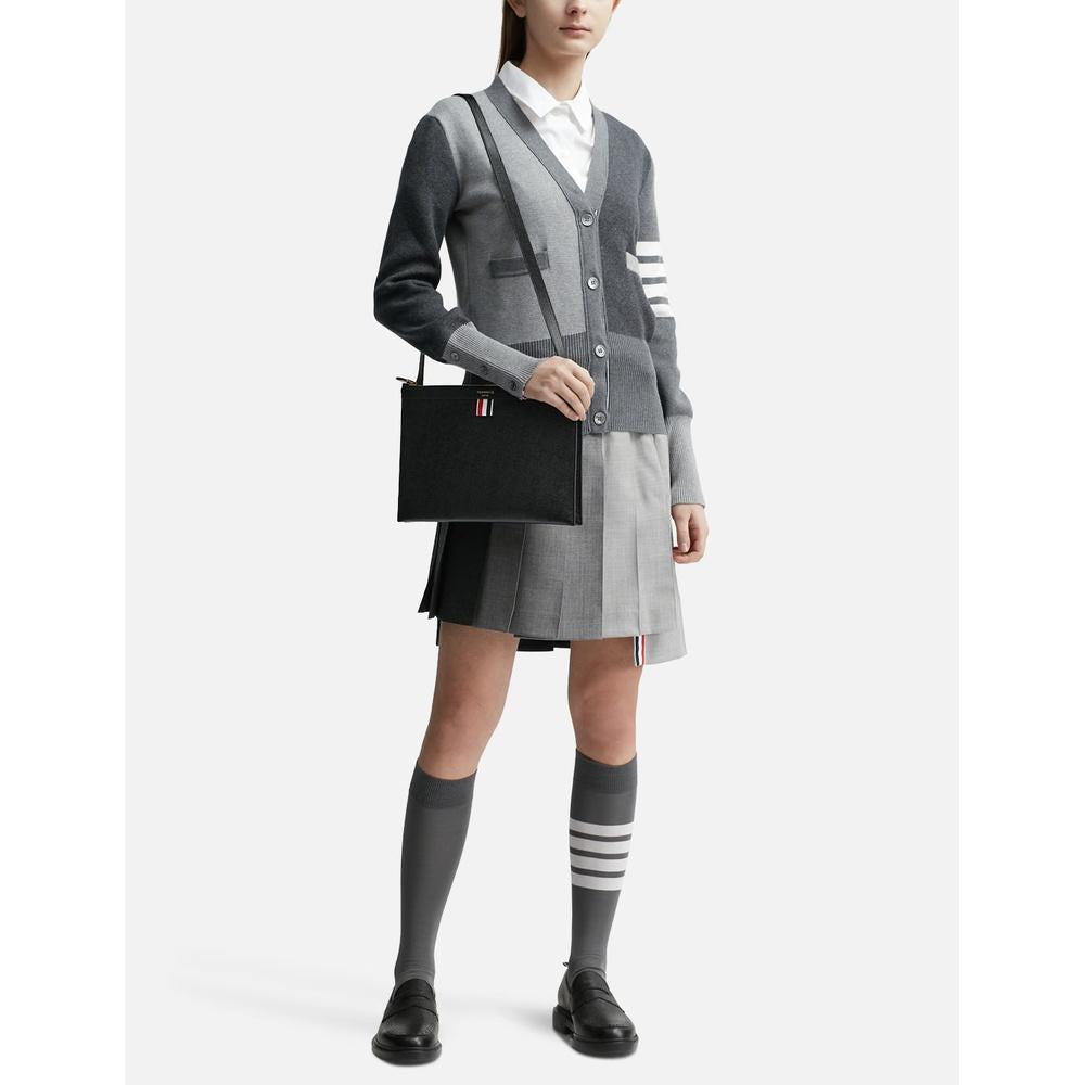 THOM BROWNE Fun Mix 4-Bar Cotton Women’s Cardigan