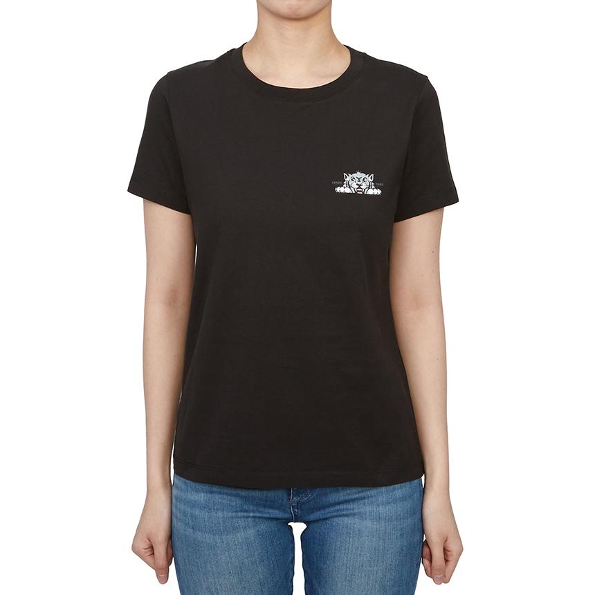 KENZO Happy Tiger Graphic Women’s Short Sleeve T-Shirt FF52TS1694SO 99J