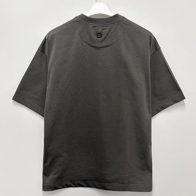 WOOYOUNGMI Embroidered Logo Cotton Oversized Short Sleeve T-Shirt W261TS10 732G