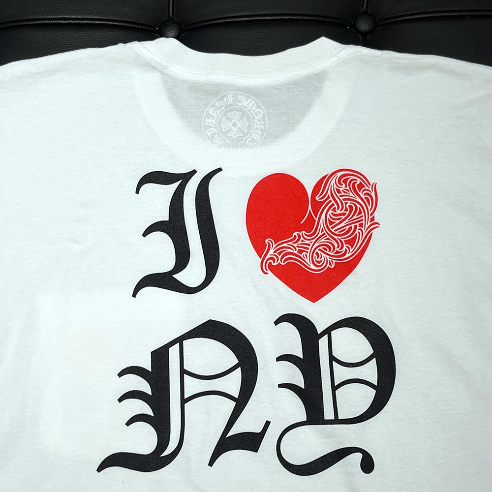 Chrome Hearts Love New York Long Sleeve T-Shirt White Unisex