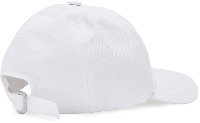 Maison Kitsune White Fox Head Logo Embroidered Unisex Baseball Cap HU06118WW0007