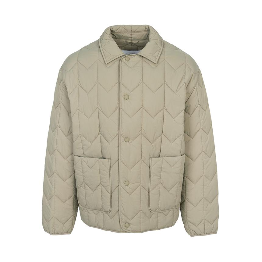 Maison Kitsune Quilted Jacket for Men PM02104 WW9067 0301