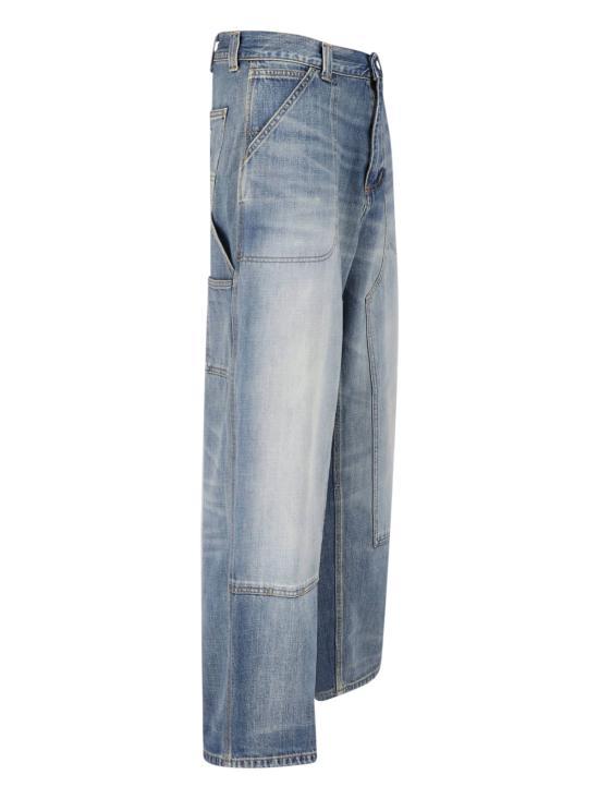 CARHARTT WIP Blue Worn Used Wash Denim Jeans Men’s