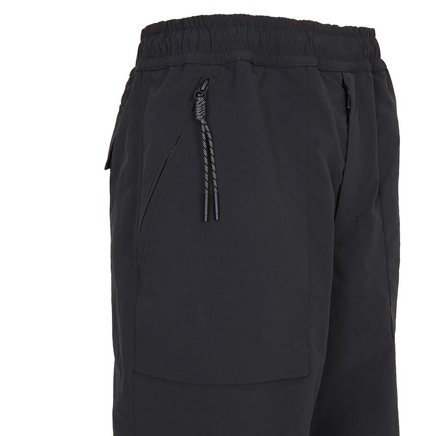 Moncler Men's Black Cropped Shorts