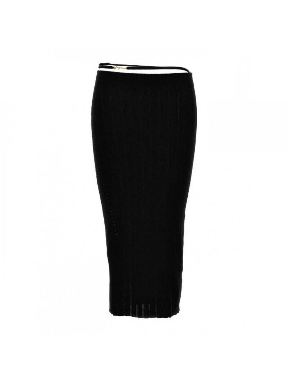 JACQUEMUS La Jupe Pralu Midi Skirt