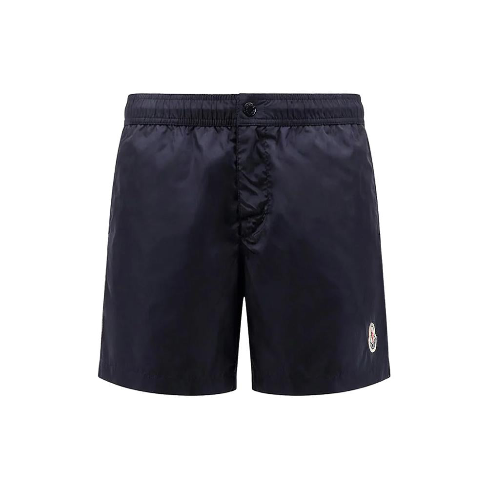Moncler Logo Patch Swim Shorts Navy Men’s L1091 2C00014 53326 743