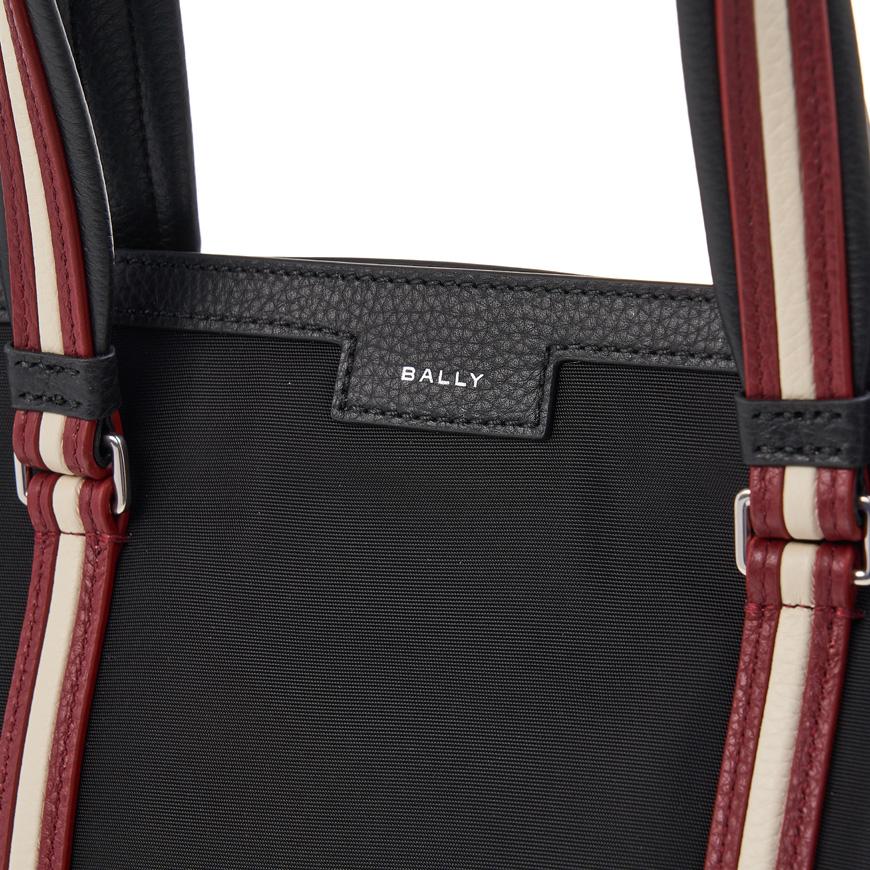 BALLY Men’s Corde Leather Tote Bag Black M MAE02 WNY220 U901P