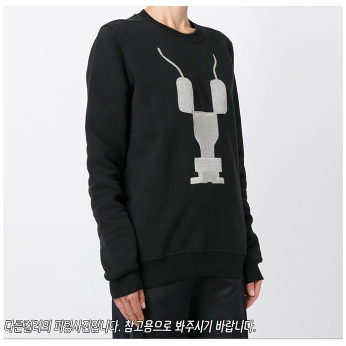 Rick Owens Darkshadow Fleece Sweatshirt Women’s Navy