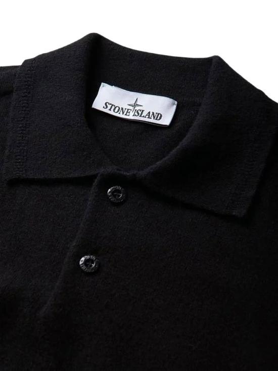 STONE ISLAND Cotton Polo Shirt for Men L2S15 5100018 S00B4 V0029 BLACK DOM