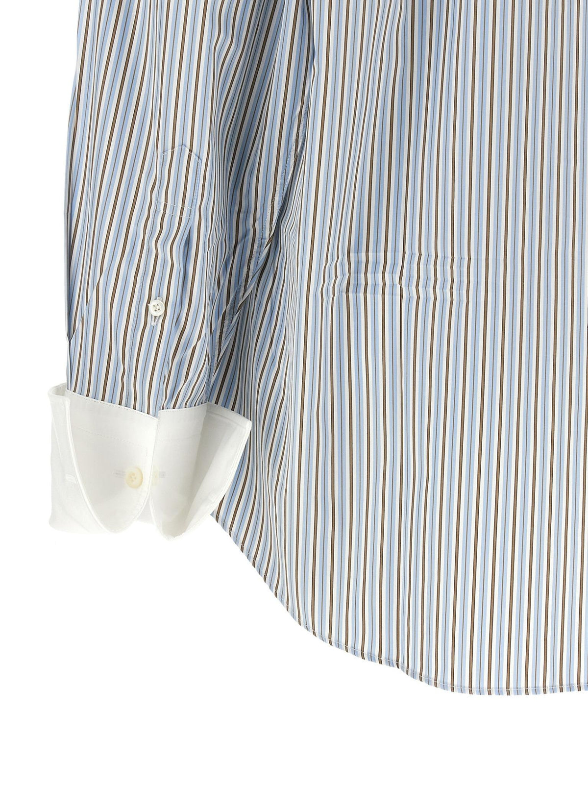 PRADA Long Sleeve Black Button-Up Shirt