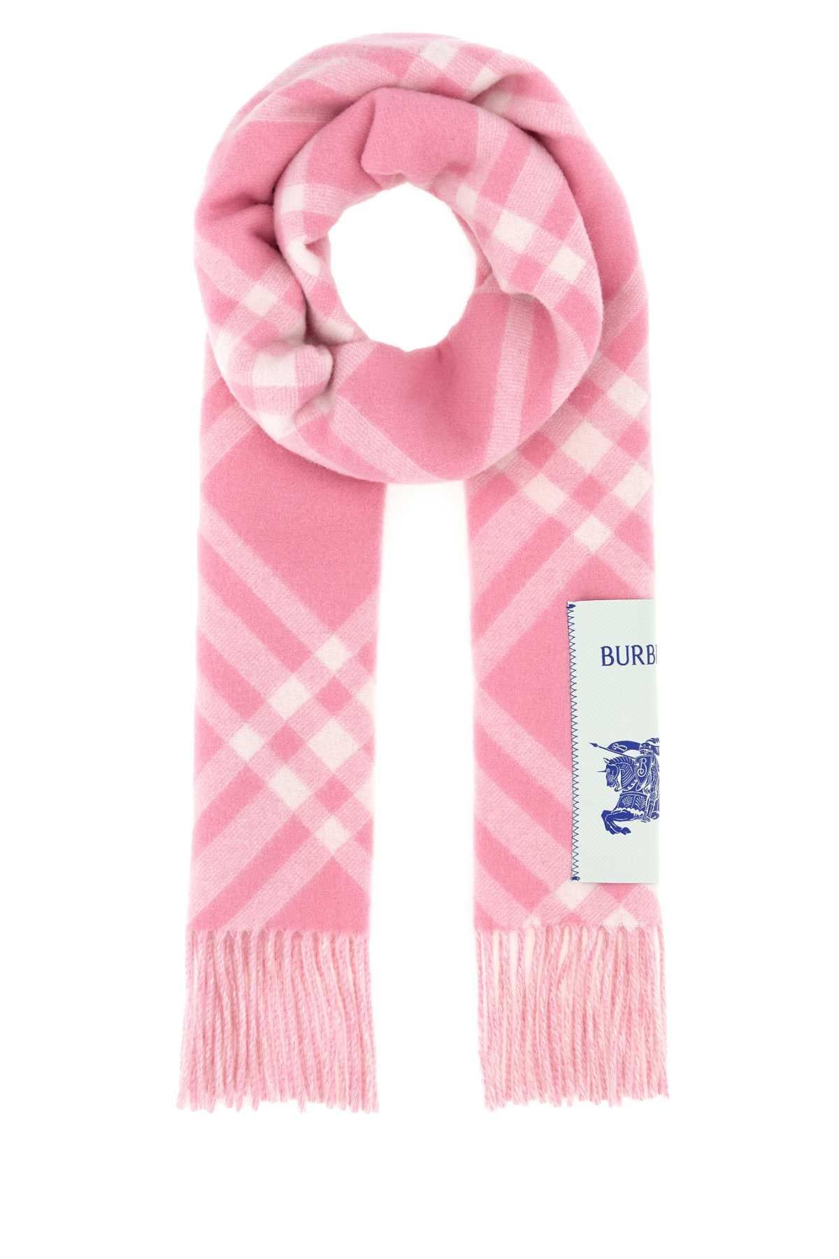 BURBERRY Check Wool Scarf