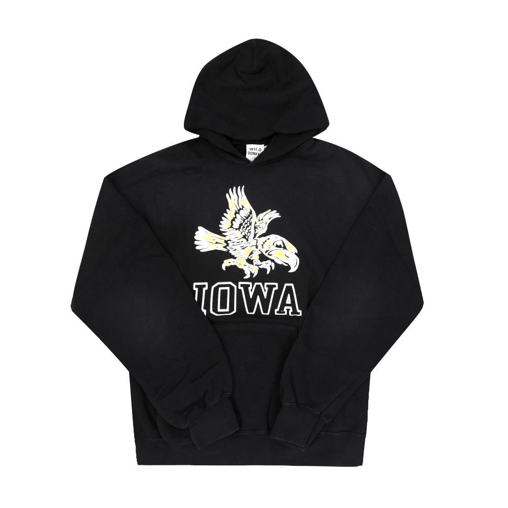 Wild Donkey Sun Faded Black Unisex Hoodie