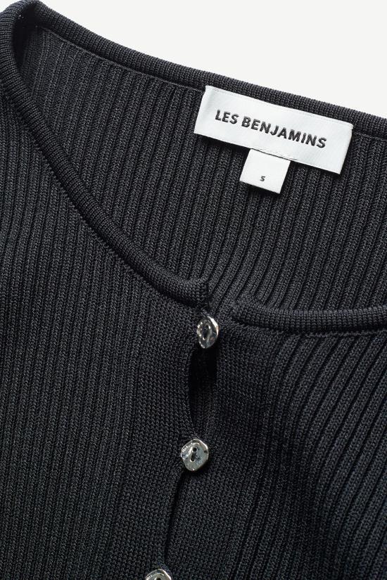 Les Benjamins Long Sleeve Sweatshirt LEBW251MRPN053BK BLACK DOM