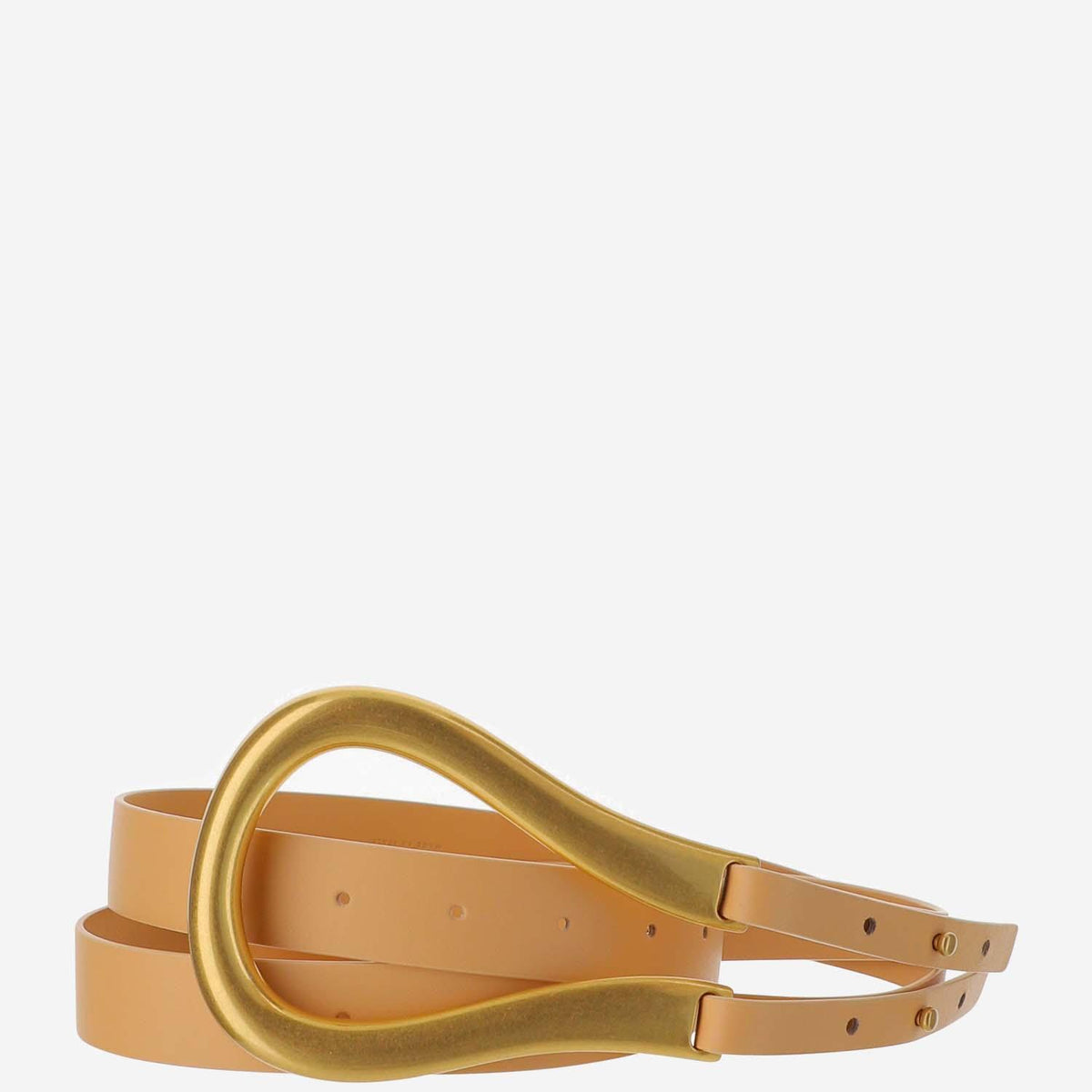 Bottega Veneta Black Leather Belt