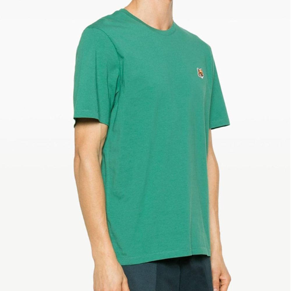 Maison Kitsune Fox Head Patch Regular T-Shirt P373 LM00104 KJ0008 P373