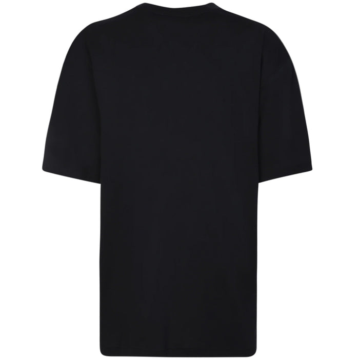 Acne Studios Black Burger Logo Print Women’s T-Shirt