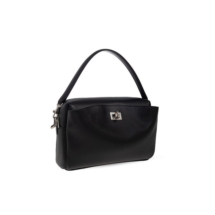 BALENCIAGA Rodeo Camera Bag Black Leather Crossbody Bag Unisex
