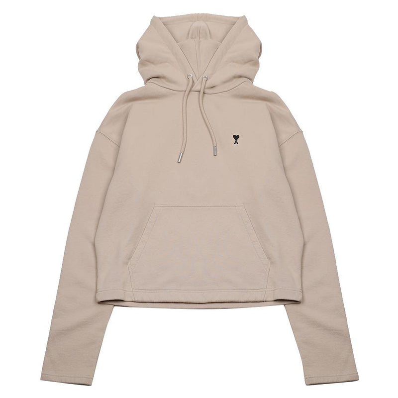 AMI Women Contrast De Coeur Hoodie FSW767 730 229