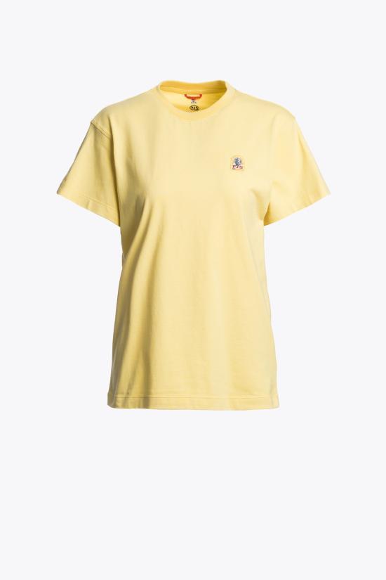 Parajumpers Short Sleeve T-Shirt Women’s White Cotto SER33282 SUNBEAM YELLOW DOM