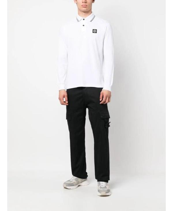STONE ISLAND Cotton Pique Stretch T-Shirt 2200012 S0018 V1001
