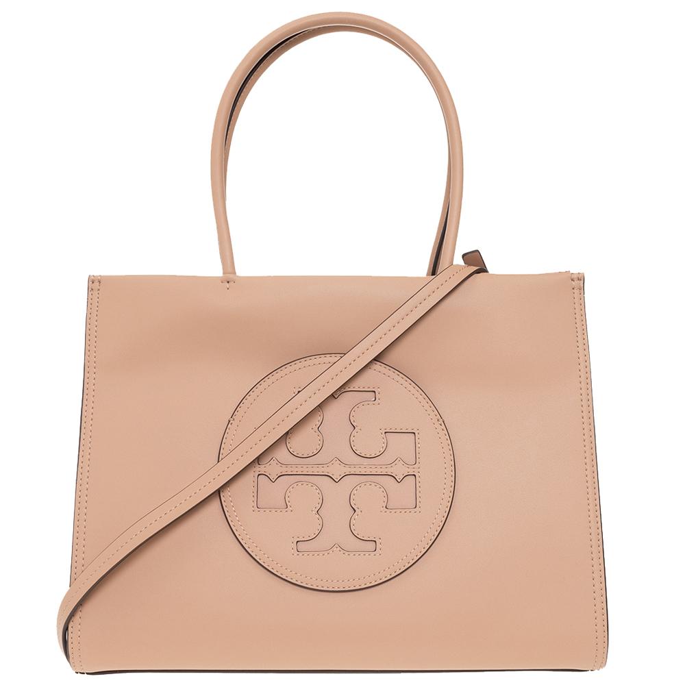 Tory Burch Small Ella Eco Wicker Tote Bag Brown