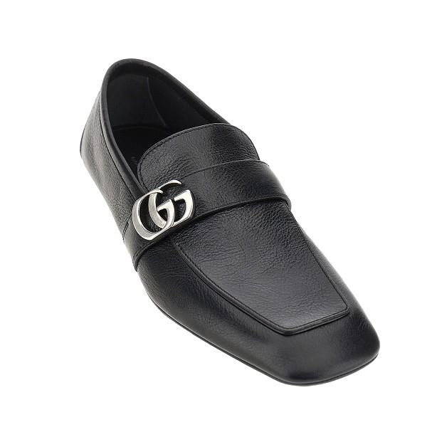 GUCCI Black Leather Loafers
