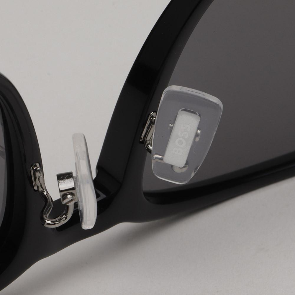 HUGO BOSS Black Square Acetate Asian Fit Unisex Sunglasses