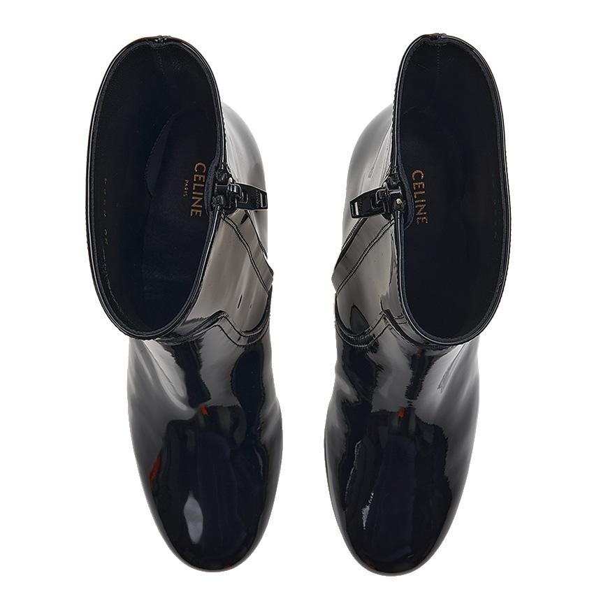 CELINE Women’s Patent Leather Ankle Boots 360484582C 38NO