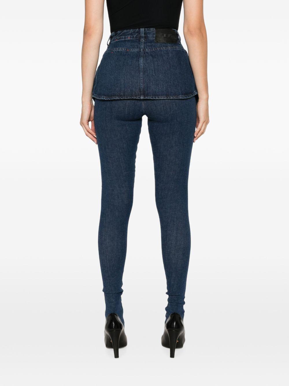 DIESEL Black Stretch Denim Jeans for Women