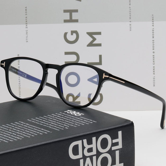 TOM FORD Blue Light Blocking Lightweight Acetate Unisex Eyeglasses TF5899B 001