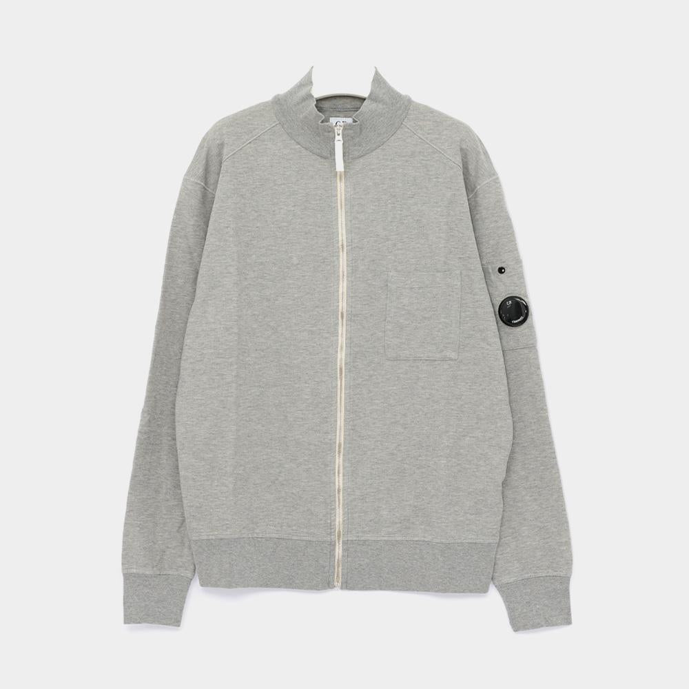 CP Company Lens Patch Light Fleece Sweat Zip-Up Men’s Jac 20CMSS021A 002246G M94