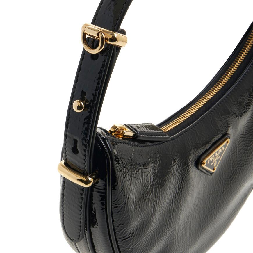 PRADA Arqué Nappa Leather Shoulder Bag for Women 1BC194 2DNT F0002 OOO