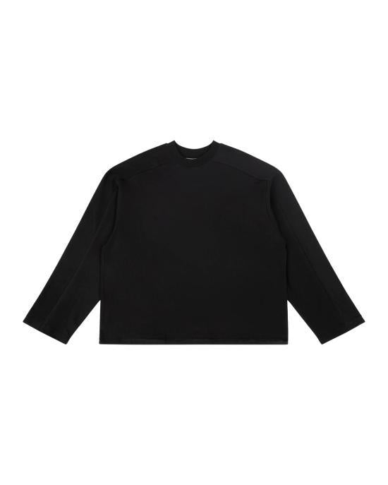 Entire Studios Long Sleeve Sweatshirt Top for Women ESSS26TT02012 0015 BLACK DOM