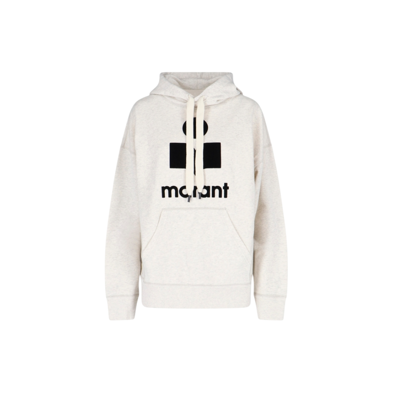 Isabel Marant Mancel Oversized Hoodie Women Ecru SW0001 FA