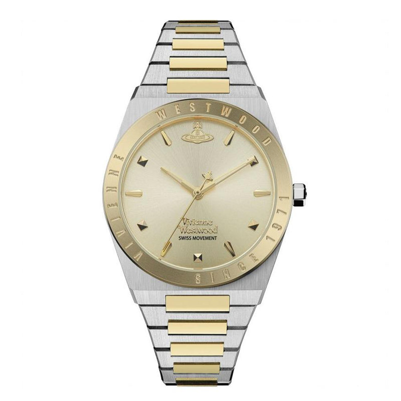 Vivienne Westwood Silver Gold-Tone Metal Women’s Watch VV244CPSG