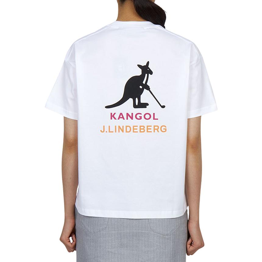 J LINDEBERG x KANGOL Women’s Golf Short Sleeve T-Shirt AWJT14202 0000