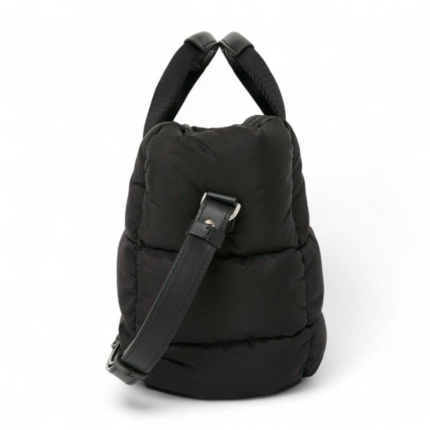 Moncler Caradoc Mini Women’s Tote Bag Black Leather Tote