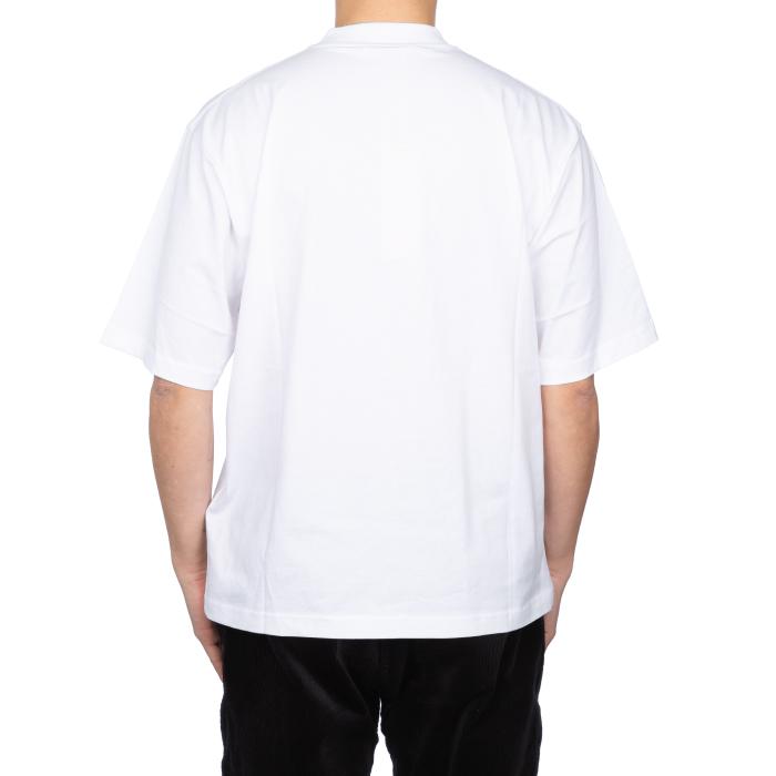 Marni Men’s Oversized Mini Logo T-Shirt White Cotton