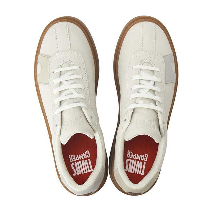 Camper TWINS Men’s Leather Low-Top Sneakers Black