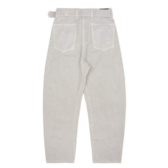 Lemaire Black Broken Twill Twisted Belt Classic Pants