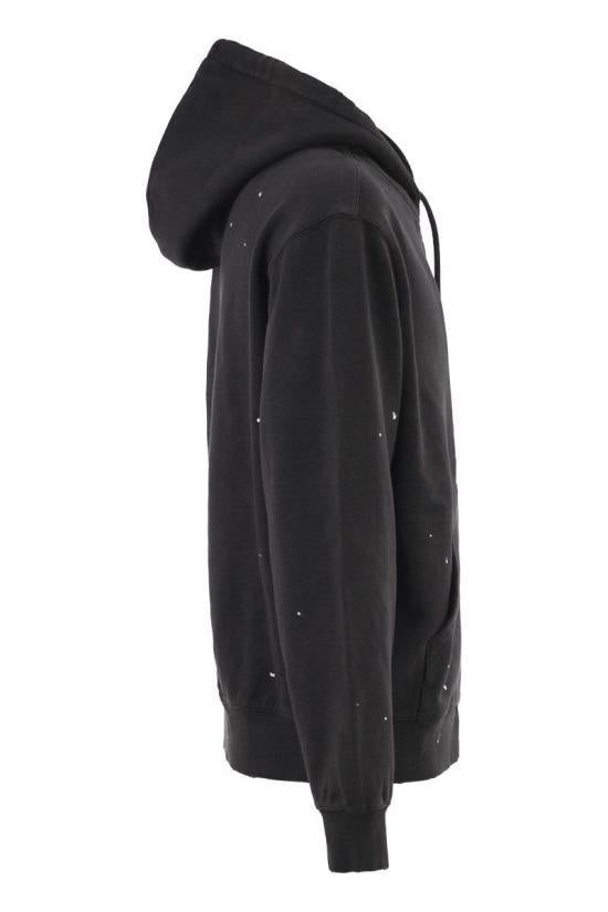 CARHARTT WIP Black Cotton Fleece Pullover Hoodie for Women