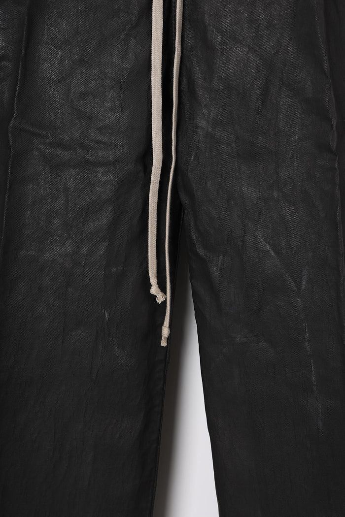 Rick Owens DRKSHDW Geth Belas Deep Black Denim Jogger Pants