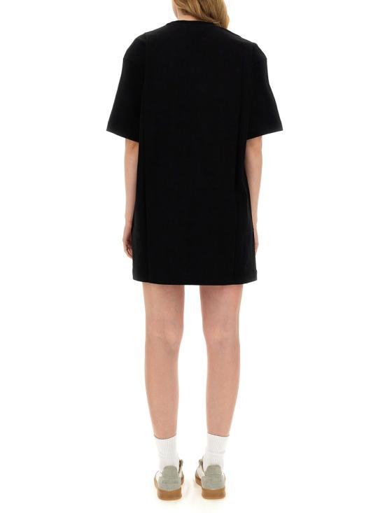 MSGM Short Dress for Women 2000MDA51020000299 BLACK DOM