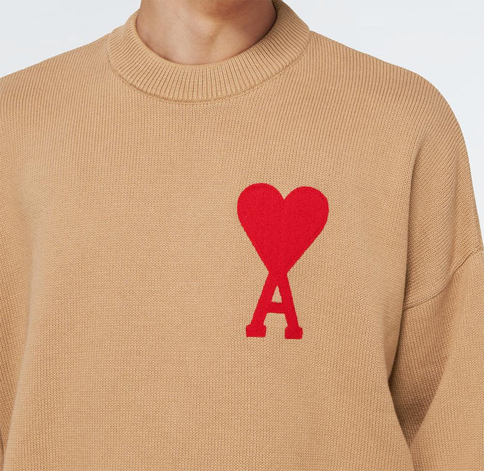 AMI Paris de Coeur Oversized Crewneck Sweater HK009 016