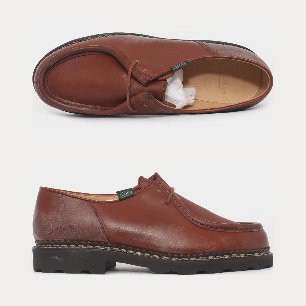 PARABOOT Michael Lisse Marron Men’s Derby Shoes 715603