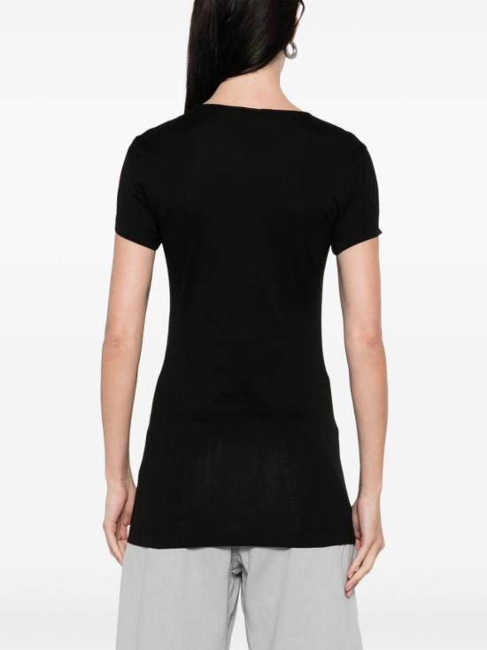 Lemaire Short Sleeve T-Shirt Women’s TO1352LJ1018999 BLACK DOM