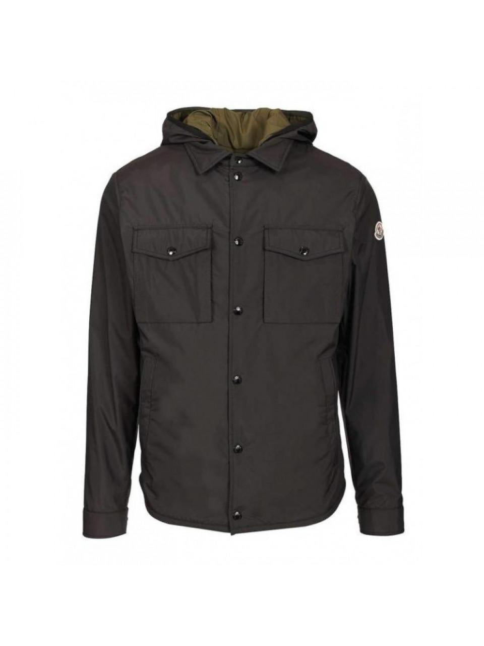 Moncler Men's Black Shirt Jacket