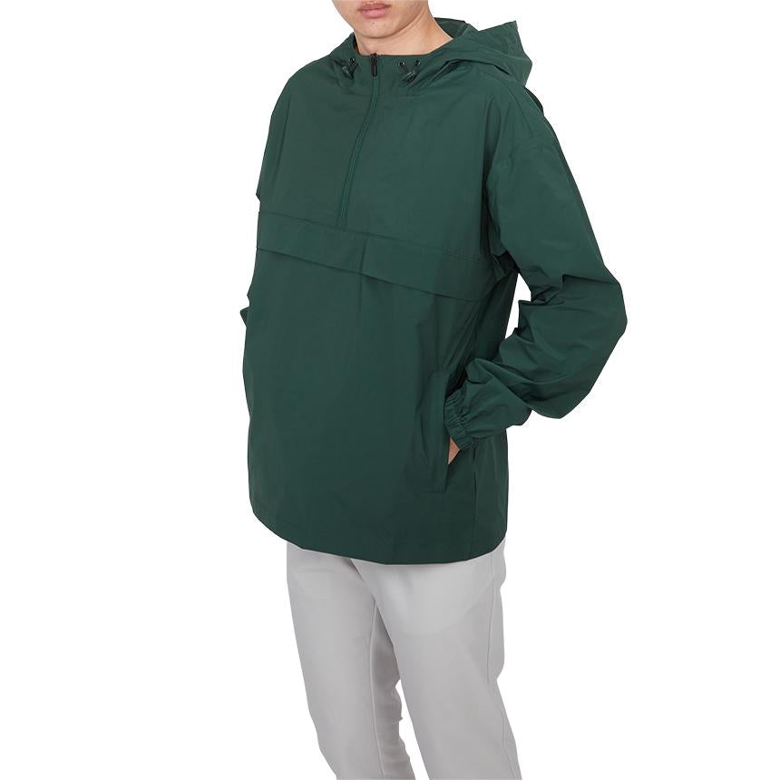 malbon Evergreen Mens Hooded Anorak Golf Jacket ME0037 EVG