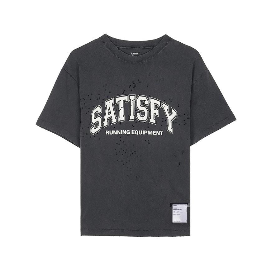 SATISFY Mostech T-Shirt Men's Black Cotton Tee